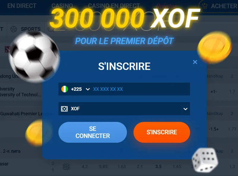 Formulaire d'inscription pour les nouveaux clients sur le site web de MostBet