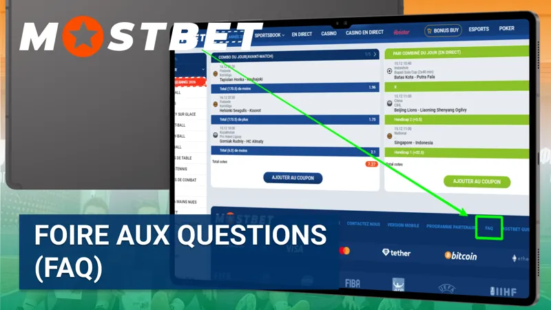 Foire aux questions MostBet regroupant les réponses aux questions les plus courantes