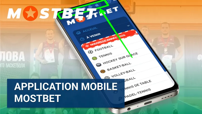 Application mobile MostBet permettant de parier et jouer facilement sur smartphone